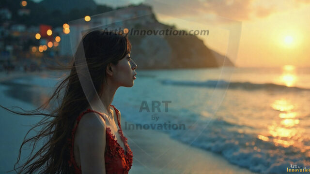 A collection of pictures of beautiful women from various locations around the world. This collection of images was created using AI and includes a mixture of real world locations, as well as fantasy settings. The image prompt was wrote to the make the background a high priority along with the model in the photograph.