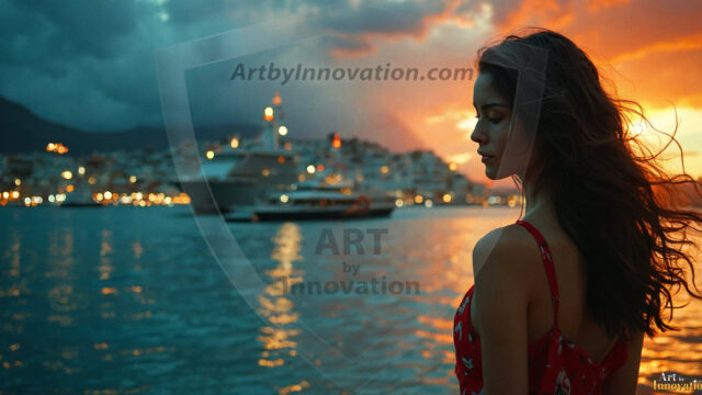 A collection of pictures of beautiful women from various locations around the world. This collection of images was created using AI and includes a mixture of real world locations, as well as fantasy settings. The image prompt was wrote to the make the background a high priority along with the model in the photograph.