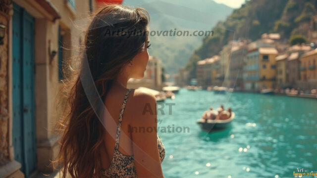 A collection of pictures of beautiful women from various locations around the world. This collection of images was created using AI and includes a mixture of real world locations, as well as fantasy settings. The image prompt was wrote to the make the background a high priority along with the model in the photograph.