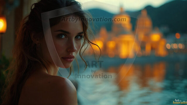 A collection of pictures of beautiful women from various locations around the world. This collection of images was created using AI and includes a mixture of real world locations, as well as fantasy settings. The image prompt was wrote to the make the background a high priority along with the model in the photograph.