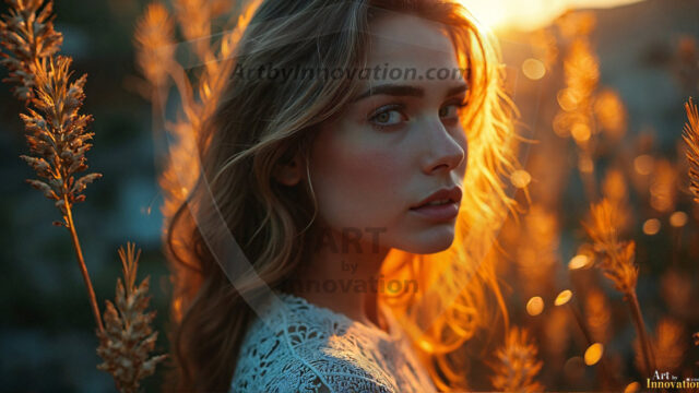 A collection of pictures of beautiful women from various locations around the world. This collection of images was created using AI and includes a mixture of real world locations, as well as fantasy settings. The image prompt was wrote to the make the background a high priority along with the model in the photograph.