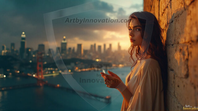 A collection of pictures of beautiful women from various locations around the world. This collection of images was created using AI and includes a mixture of real world locations, as well as fantasy settings. The image prompt was wrote to the make the background a high priority along with the model in the photograph.