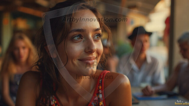 A collection of pictures of beautiful women from various locations around the world. This collection of images was created using AI and includes a mixture of real world locations, as well as fantasy settings. The image prompt was wrote to the make the background a high priority along with the model in the photograph.