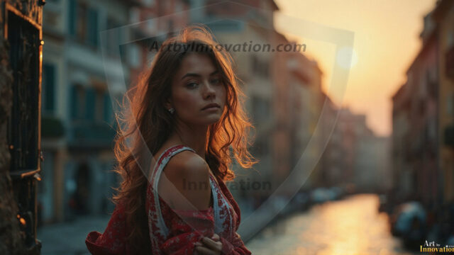 A collection of pictures of beautiful women from various locations around the world. This collection of images was created using AI and includes a mixture of real world locations, as well as fantasy settings. The image prompt was wrote to the make the background a high priority along with the model in the photograph.