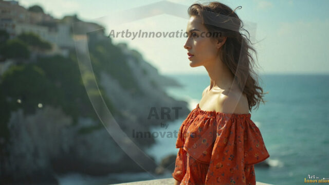 A collection of pictures of beautiful women from various locations around the world. This collection of images was created using AI and includes a mixture of real world locations, as well as fantasy settings. The image prompt was wrote to the make the background a high priority along with the model in the photograph.