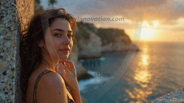 A collection of pictures of beautiful women from various locations around the world. This collection of images was created using AI and includes a mixture of real world locations, as well as fantasy settings. The image prompt was wrote to the make the background a high priority along with the model in the photograph.