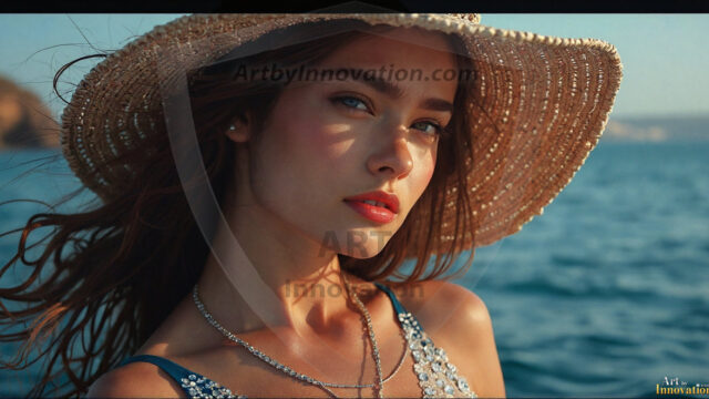 A collection of pictures of beautiful women from various locations around the world. This collection of images was created using AI and includes a mixture of real world locations, as well as fantasy settings. The image prompt was wrote to the make the background a high priority along with the model in the photograph.