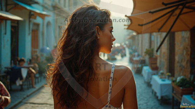 A collection of pictures of beautiful women from various locations around the world. This collection of images was created using AI and includes a mixture of real world locations, as well as fantasy settings. The image prompt was wrote to the make the background a high priority along with the model in the photograph.