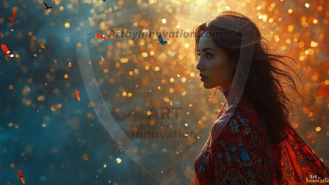 A collection of pictures of beautiful women from various locations around the world. This collection of images was created using AI and includes a mixture of real world locations, as well as fantasy settings. The image prompt was wrote to the make the background a high priority along with the model in the photograph.