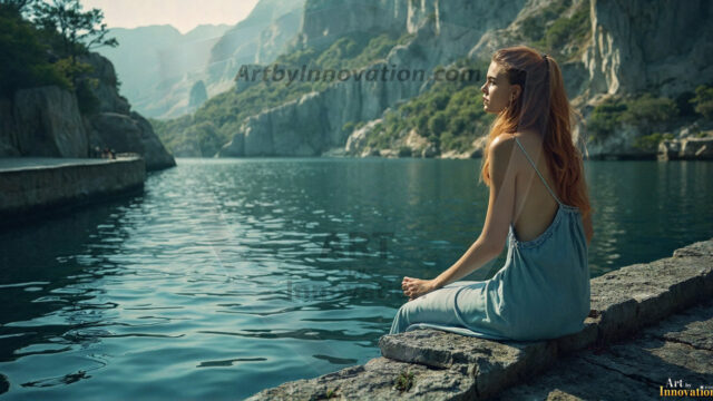 A collection of pictures of beautiful women from various locations around the world. This collection of images was created using AI and includes a mixture of real world locations, as well as fantasy settings. The image prompt was wrote to the make the background a high priority along with the model in the photograph.