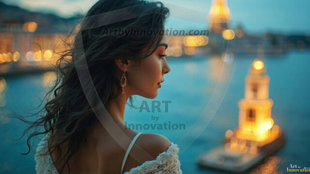 A collection of pictures of beautiful women from various locations around the world. This collection of images was created using AI and includes a mixture of real world locations, as well as fantasy settings. The image prompt was wrote to the make the background a high priority along with the model in the photograph.