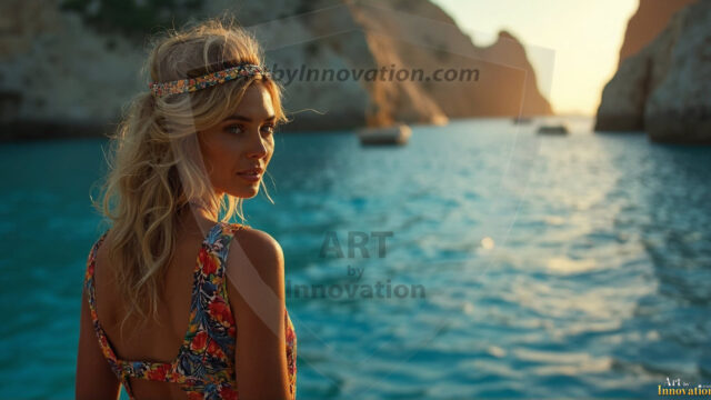 A collection of pictures of beautiful women from various locations around the world. This collection of images was created using AI and includes a mixture of real world locations, as well as fantasy settings. The image prompt was wrote to the make the background a high priority along with the model in the photograph.