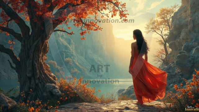 A collection of pictures of beautiful women from various locations around the world. This collection of images was created using AI and includes a mixture of real world locations, as well as fantasy settings. The image prompt was wrote to the make the background a high priority along with the model in the photograph.