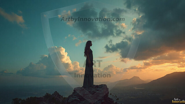 A collection of pictures of beautiful women from various locations around the world. This collection of images was created using AI and includes a mixture of real world locations, as well as fantasy settings. The image prompt was wrote to the make the background a high priority along with the model in the photograph.