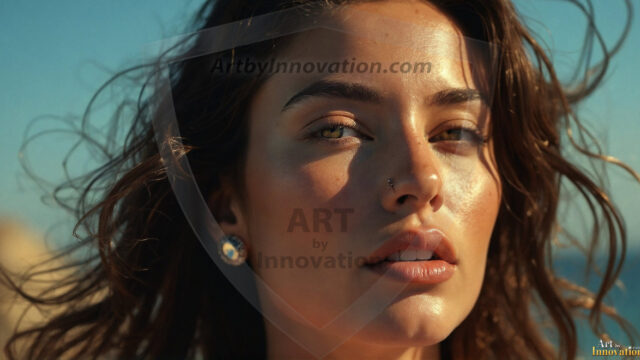 A collection of pictures of beautiful women from various locations around the world. This collection of images was created using AI and includes a mixture of real world locations, as well as fantasy settings. The image prompt was wrote to the make the background a high priority along with the model in the photograph.