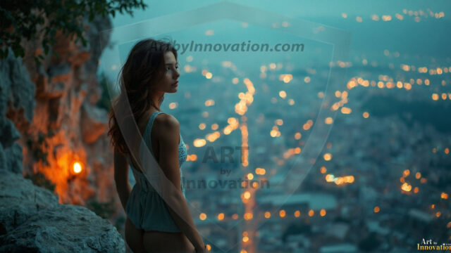 A collection of pictures of beautiful women from various locations around the world. This collection of images was created using AI and includes a mixture of real world locations, as well as fantasy settings. The image prompt was wrote to the make the background a high priority along with the model in the photograph.