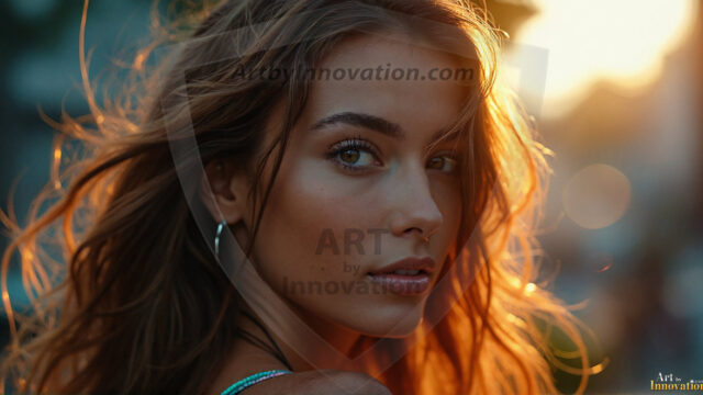 A collection of pictures of beautiful women from various locations around the world. This collection of images was created using AI and includes a mixture of real world locations, as well as fantasy settings. The image prompt was wrote to the make the background a high priority along with the model in the photograph.