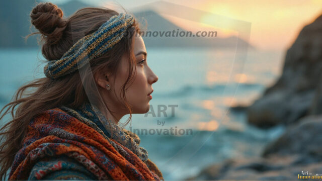 A collection of pictures of beautiful women from various locations around the world. This collection of images was created using AI and includes a mixture of real world locations, as well as fantasy settings. The image prompt was wrote to the make the background a high priority along with the model in the photograph.