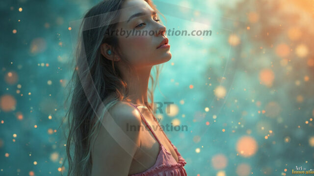 A collection of pictures of beautiful women from various locations around the world. This collection of images was created using AI and includes a mixture of real world locations, as well as fantasy settings. The image prompt was wrote to the make the background a high priority along with the model in the photograph.