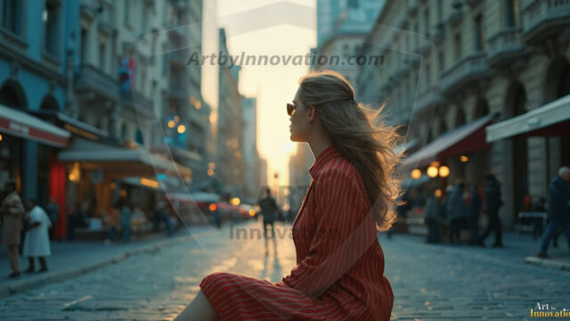 A collection of pictures of beautiful women from various locations around the world. This collection of images was created using AI and includes a mixture of real world locations, as well as fantasy settings. The image prompt was wrote to the make the background a high priority along with the model in the photograph.