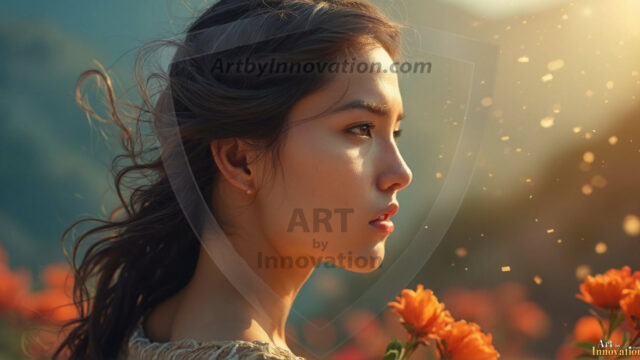 A collection of pictures of beautiful women from various locations around the world. This collection of images was created using AI and includes a mixture of real world locations, as well as fantasy settings. The image prompt was wrote to the make the background a high priority along with the model in the photograph.