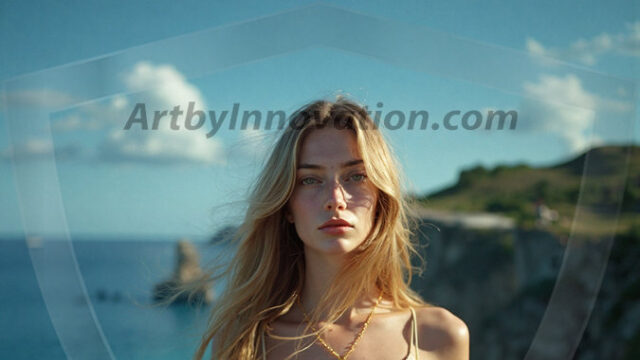 A collection of pictures of beautiful women from various locations around the world. This collection of images was created using AI and includes a mixture of real world locations, as well as fantasy settings. The image prompt was wrote to the make the background a high priority along with the model in the photograph.