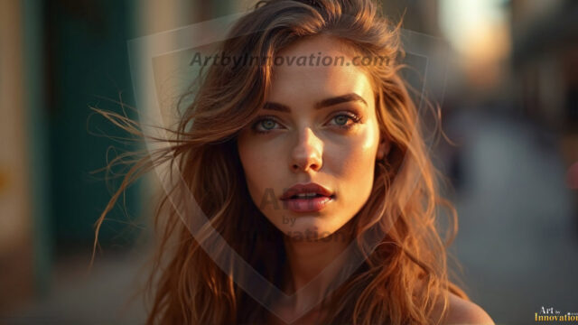 A collection of pictures of beautiful women from various locations around the world. This collection of images was created using AI and includes a mixture of real world locations, as well as fantasy settings. The image prompt was wrote to the make the background a high priority along with the model in the photograph.