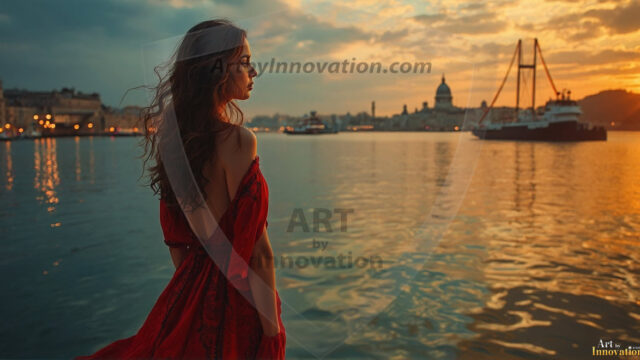A collection of pictures of beautiful women from various locations around the world. This collection of images was created using AI and includes a mixture of real world locations, as well as fantasy settings. The image prompt was wrote to the make the background a high priority along with the model in the photograph.