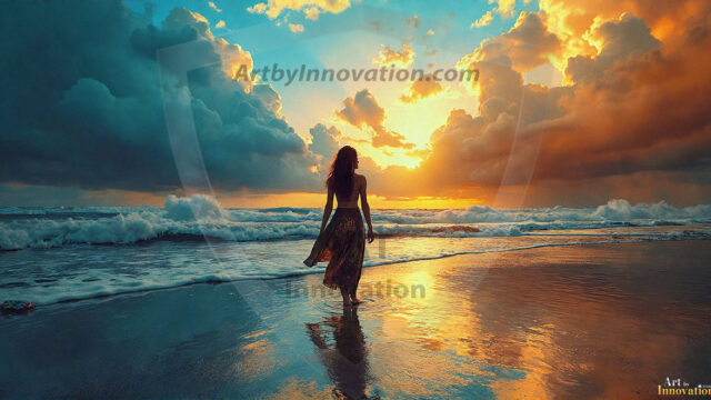 A collection of pictures of beautiful women from various locations around the world. This collection of images was created using AI and includes a mixture of real world locations, as well as fantasy settings. The image prompt was wrote to the make the background a high priority along with the model in the photograph.