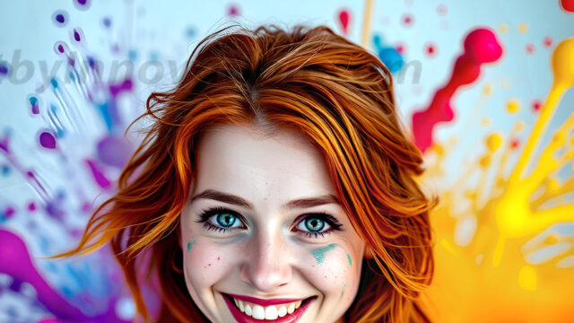 When paint attacks and makes people happy — it's Art! This AI-generated abstract art collection features beautiful, joyful ladies in vibrant swimsuits, covered in vivid body paint as colorful explosions erupt around them. Each image captures a moment of pure happiness — huge smiles, paint bombs bursting in mid-air, rainbow colors flying. Combining photorealistic skin texture with surreal abstract paint dynamics, these images are as joyful as they are stunning. Created using AI, edited in Photoshop, by © Jeff Dupler | Art by Innovation | https://www.artbyinnovation.com