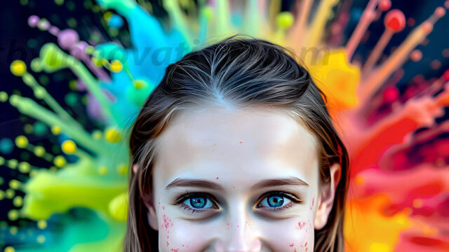 When paint attacks and makes people happy — it's Art! This AI-generated abstract art collection features beautiful, joyful ladies in vibrant swimsuits, covered in vivid body paint as colorful explosions erupt around them. Each image captures a moment of pure happiness — huge smiles, paint bombs bursting in mid-air, rainbow colors flying. Combining photorealistic skin texture with surreal abstract paint dynamics, these images are as joyful as they are stunning. Created using AI, edited in Photoshop, by © Jeff Dupler | Art by Innovation | https://www.artbyinnovation.com