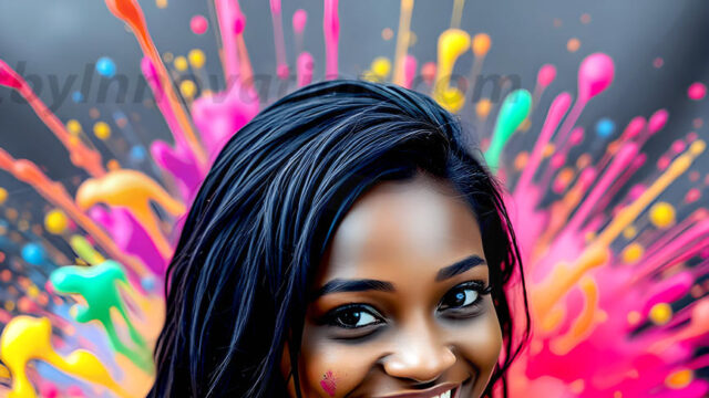 When paint attacks and makes people happy — it's Art! This AI-generated abstract art collection features beautiful, joyful ladies in vibrant swimsuits, covered in vivid body paint as colorful explosions erupt around them. Each image captures a moment of pure happiness — huge smiles, paint bombs bursting in mid-air, rainbow colors flying. Combining photorealistic skin texture with surreal abstract paint dynamics, these images are as joyful as they are stunning. Created using AI, edited in Photoshop, by © Jeff Dupler | Art by Innovation | https://www.artbyinnovation.com