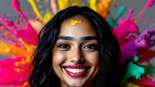 When paint attacks and makes people happy — it's Art! This AI-generated abstract art collection features beautiful, joyful ladies in vibrant swimsuits, covered in vivid body paint as colorful explosions erupt around them. Each image captures a moment of pure happiness — huge smiles, paint bombs bursting in mid-air, rainbow colors flying. Combining photorealistic skin texture with surreal abstract paint dynamics, these images are as joyful as they are stunning. Created using AI, edited in Photoshop, by © Jeff Dupler | Art by Innovation | https://www.artbyinnovation.com