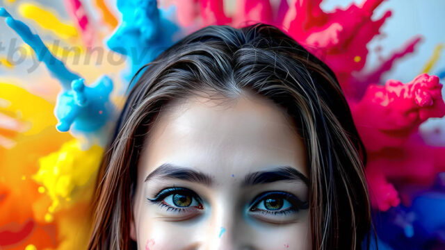 When paint attacks and makes people happy — it's Art! This AI-generated abstract art collection features beautiful, joyful ladies in vibrant swimsuits, covered in vivid body paint as colorful explosions erupt around them. Each image captures a moment of pure happiness — huge smiles, paint bombs bursting in mid-air, rainbow colors flying. Combining photorealistic skin texture with surreal abstract paint dynamics, these images are as joyful as they are stunning. Created using AI, edited in Photoshop, by © Jeff Dupler | Art by Innovation | https://www.artbyinnovation.com