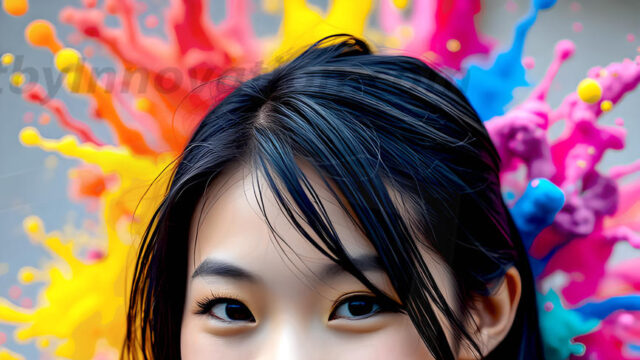 When paint attacks and makes people happy — it's Art! This AI-generated abstract art collection features beautiful, joyful ladies in vibrant swimsuits, covered in vivid body paint as colorful explosions erupt around them. Each image captures a moment of pure happiness — huge smiles, paint bombs bursting in mid-air, rainbow colors flying. Combining photorealistic skin texture with surreal abstract paint dynamics, these images are as joyful as they are stunning. Created using AI, edited in Photoshop, by © Jeff Dupler | Art by Innovation | https://www.artbyinnovation.com