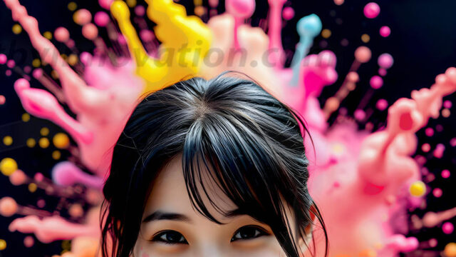 When paint attacks and makes people happy — it's Art! This AI-generated abstract art collection features beautiful, joyful ladies in vibrant swimsuits, covered in vivid body paint as colorful explosions erupt around them. Each image captures a moment of pure happiness — huge smiles, paint bombs bursting in mid-air, rainbow colors flying. Combining photorealistic skin texture with surreal abstract paint dynamics, these images are as joyful as they are stunning. Created using AI, edited in Photoshop, by © Jeff Dupler | Art by Innovation | https://www.artbyinnovation.com