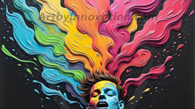 Paint Splat Fun - Hot men having fun with body paint. AI-generated abstract art featuring beautiful, handsome, sexy, shirtless, men, boys, lads, full of excitement joy and fun, covered in body paint, dynamic, interactive, Combining elements of realism with surreal abstract qualities, showcasing the potential of AI in artistic expression. Photos of guys, just smiling, happy, and having a good time. Most of them are smiling because a paint bomb just blow up next to them, so I'm calling is Abstract Art. When paint attacks and makes people happy, it's Art!