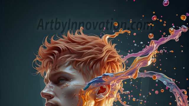 Paint Splat Fun - Hot men having fun with body paint. AI-generated abstract art featuring beautiful, handsome, sexy, shirtless, men, boys, lads, full of excitement joy and fun, covered in body paint, dynamic, interactive, Combining elements of realism with surreal abstract qualities, showcasing the potential of AI in artistic expression. Photos of guys, just smiling, happy, and having a good time. Most of them are smiling because a paint bomb just blow up next to them, so I'm calling is Abstract Art. When paint attacks and makes people happy, it's Art!