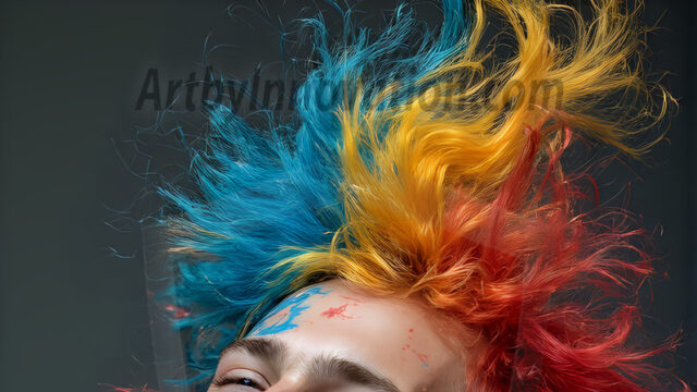 Paint Splat Fun - Hot men having fun with body paint. AI-generated abstract art featuring beautiful, handsome, sexy, shirtless, men, boys, lads, full of excitement joy and fun, covered in body paint, dynamic, interactive, Combining elements of realism with surreal abstract qualities, showcasing the potential of AI in artistic expression. Photos of guys, just smiling, happy, and having a good time. Most of them are smiling because a paint bomb just blow up next to them, so I'm calling is Abstract Art. When paint attacks and makes people happy, it's Art!