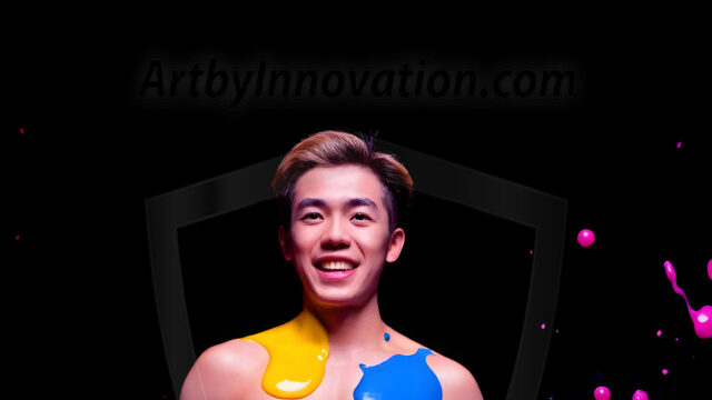 Paint Splat Fun - Hot men having fun with body paint. AI-generated abstract art featuring beautiful, handsome, sexy, shirtless, men, boys, lads, full of excitement joy and fun, covered in body paint, dynamic, interactive, Combining elements of realism with surreal abstract qualities, showcasing the potential of AI in artistic expression. Photos of guys, just smiling, happy, and having a good time. Most of them are smiling because a paint bomb just blow up next to them, so I'm calling is Abstract Art. When paint attacks and makes people happy, it's Art!