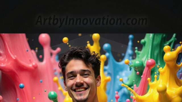Paint Splat Fun - Hot men having fun with body paint. AI-generated abstract art featuring beautiful, handsome, sexy, shirtless, men, boys, lads, full of excitement joy and fun, covered in body paint, dynamic, interactive, Combining elements of realism with surreal abstract qualities, showcasing the potential of AI in artistic expression. Photos of guys, just smiling, happy, and having a good time. Most of them are smiling because a paint bomb just blow up next to them, so I'm calling is Abstract Art. When paint attacks and makes people happy, it's Art!