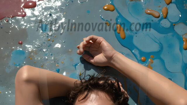 AI-generated abstract art featuring beautiful, handsome, sexy, shirtless, men, boys, lads, full of excitement joy and fun, covered in body paint, dynamic, interactive, Combining elements of realism with surreal abstract qualities, showcasing the potential of AI in artistic expression. Photos of guys, just smiling, happy, and having a good time. Most of them are smiling because a paint bomb just blow up next to them, so I'm calling is Abstract Art. When paint attacks and makes people happy, it's Art!