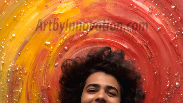 AI-generated abstract art featuring beautiful, handsome, sexy, shirtless, men, boys, lads, full of excitement joy and fun, covered in body paint, dynamic, interactive, Combining elements of realism with surreal abstract qualities, showcasing the potential of AI in artistic expression. Photos of guys, just smiling, happy, and having a good time. Most of them are smiling because a paint bomb just blow up next to them, so I'm calling is Abstract Art. When paint attacks and makes people happy, it's Art!