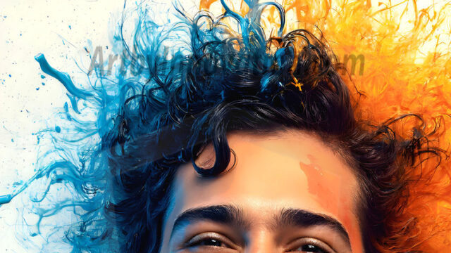 AI-generated abstract art featuring beautiful, handsome, sexy, shirtless, men, boys, lads, full of excitement joy and fun, covered in body paint, dynamic, interactive, Combining elements of realism with surreal abstract qualities, showcasing the potential of AI in artistic expression. Photos of guys, just smiling, happy, and having a good time. Most of them are smiling because a paint bomb just blow up next to them, so I'm calling is Abstract Art. When paint attacks and makes people happy, it's Art!