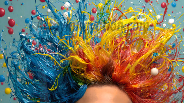 AI-generated abstract art featuring beautiful, handsome, sexy, shirtless, men, boys, lads, full of excitement joy and fun, covered in body paint, dynamic, interactive, Combining elements of realism with surreal abstract qualities, showcasing the potential of AI in artistic expression. Photos of guys, just smiling, happy, and having a good time. Most of them are smiling because a paint bomb just blow up next to them, so I'm calling is Abstract Art. When paint attacks and makes people happy, it's Art!