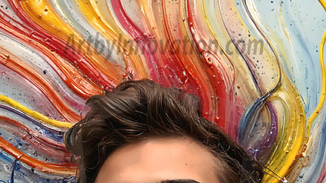 AI-generated abstract art featuring beautiful, handsome, sexy, shirtless, men, boys, lads, full of excitement joy and fun, covered in body paint, dynamic, interactive, Combining elements of realism with surreal abstract qualities, showcasing the potential of AI in artistic expression. Photos of guys, just smiling, happy, and having a good time. Most of them are smiling because a paint bomb just blow up next to them, so I'm calling is Abstract Art. When paint attacks and makes people happy, it's Art!