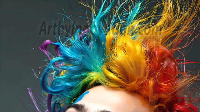 AI-generated abstract art featuring beautiful, handsome, sexy, shirtless, men, boys, lads, full of excitement joy and fun, covered in body paint, dynamic, interactive, Combining elements of realism with surreal abstract qualities, showcasing the potential of AI in artistic expression. Photos of guys, just smiling, happy, and having a good time. Most of them are smiling because a paint bomb just blow up next to them, so I'm calling is Abstract Art. When paint attacks and makes people happy, it's Art!