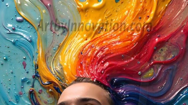 AI-generated abstract art featuring beautiful, handsome, sexy, shirtless, men, boys, lads, full of excitement joy and fun, covered in body paint, dynamic, interactive, Combining elements of realism with surreal abstract qualities, showcasing the potential of AI in artistic expression. Photos of guys, just smiling, happy, and having a good time. Most of them are smiling because a paint bomb just blow up next to them, so I'm calling is Abstract Art. When paint attacks and makes people happy, it's Art!