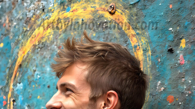 AI-generated abstract art featuring beautiful, handsome, sexy, shirtless, men, boys, lads, full of excitement joy and fun, covered in body paint, dynamic, interactive, Combining elements of realism with surreal abstract qualities, showcasing the potential of AI in artistic expression. Photos of guys, just smiling, happy, and having a good time. Most of them are smiling because a paint bomb just blow up next to them, so I'm calling is Abstract Art. When paint attacks and makes people happy, it's Art!