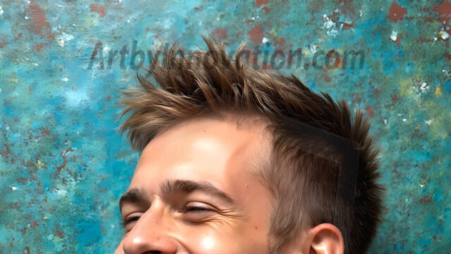 AI-generated abstract art featuring beautiful, handsome, sexy, shirtless, men, boys, lads, full of excitement joy and fun, covered in body paint, dynamic, interactive, Combining elements of realism with surreal abstract qualities, showcasing the potential of AI in artistic expression. Photos of guys, just smiling, happy, and having a good time. Most of them are smiling because a paint bomb just blow up next to them, so I'm calling is Abstract Art. When paint attacks and makes people happy, it's Art!